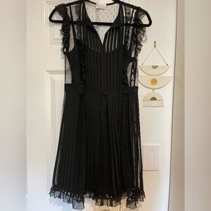 RED Valentino Sheer Trim Dress